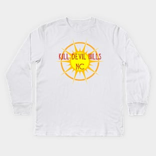 Life's a Beach: Kill Devil Hills, NC Kids Long Sleeve T-Shirt